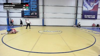 105 lbs Rr Rnd 3 - Carson Planer, Indiana Outlaws Silver vs Jasper Kling, TNWC Black