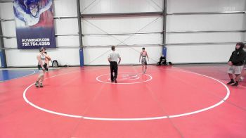 132 lbs Rr Rnd 1 - Gavin Lewis, Indiana Outlaws Black vs Chase Perry, FORGE H/S 1