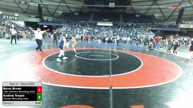 67 lbs Champ. Rd Of 16 - Byron Brown, Lake Stevens Wrestling Club vs ...