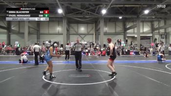 185 lbs Cons. Round 3 - Ithzel Hernandez, Dodge City Wrestling Academy vs Emma Blacketer, Marysville