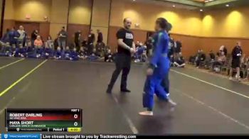 NOGI 118 lbs Round 1 - Robert Darling, No Joke MMA vs Maya Short, Carlson Gracie Channahon