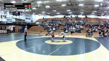138 lbs Champ. Round 1 - Nick Petrakos, Brunswick vs Mathias Hill, Canton McKinley