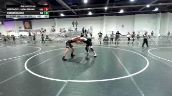 156 lbs 5th Place - Heritage Luafalemana, Golden Backs MRTC vs Colton Russo, San Diego Move