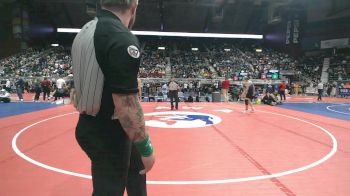 3A-113 lbs 3rd Place Match - Ty McWilliams, Lander Valley vs Bryson Lopez, Wheatland