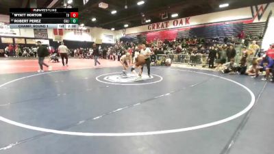 150 lbs Champ. Round 1 - Wyatt Horton, Temecula Valley vs Robert Perez, California (Whittier)