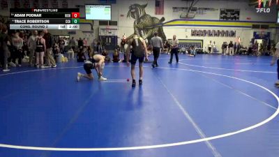 150 lbs Cons. Round 2 - Adam Podnar, Vinton-Shellsburg vs Trace Robertson, Clear Creek-Amana