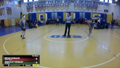 113 Gold Round 2 - Brentley Crawley, Hagerty vs Bryan Morales, South Dade