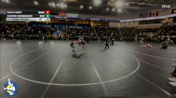 157 lbs Cons. Round 1 - Cooper Weinberger, Waukee Northwest vs Noah Cerny, Woodstock (Marian)