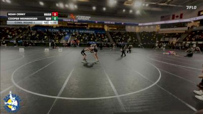 157 lbs Cons. Round 1 - Cooper Weinberger, Waukee Northwest vs Noah Cerny, Woodstock (Marian)