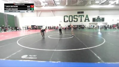 138 lbs Cons. Round 1 - Jack Dietsche, Simi Valley vs Tyler Higashi, Schurr