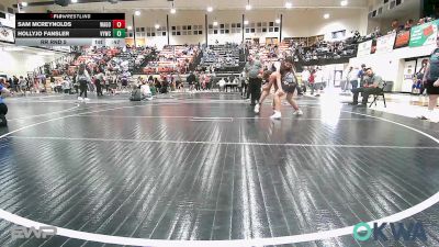 130 lbs Rr Rnd 5 - Sam Mcreynolds, Wagoner Takedown Club vs HollyJo Fansler, Verdigris Youth Wrestling
