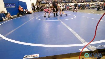 62-67 lbs Quarterfinal - Collins Mcclendon, Viking Wrestling Club vs Harlea Lucas, Vian Wrestling Club