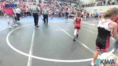 61-64 lbs Consi Of 4 - Lucas Meeker, Collinsville Cardinal Youth Wrestling vs Anthony Wardlow, Heat