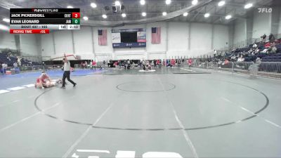 165 lbs Cons. Round 4 - Evan Leonard, Jamestown vs Jack Pickersgill, Cortland