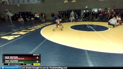 59 lbs Quarterfinal - Troy Blevins, Punisher Wrestling Company vs Jack Watson, Cherry Creek Wrestling Club