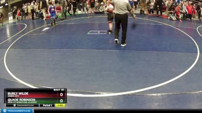 78 lbs Cons. Round 2 - Burly Wilde, Heber City vs Quade Robinson, Iron Co Wrestling Academy