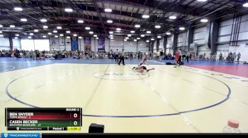 80 lbs Rd# 2 10:30am Friday - Casen Becker, Backyard Brawlers vs Ben Snyder, Terps XPress