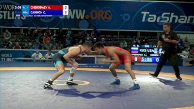 61 kg Quarterfinal - Artur Sergeevitch Chebodaev, Rus vs Christopher Cannon, Usa