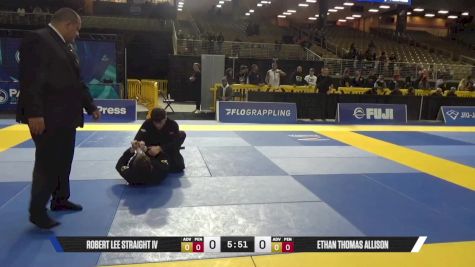 Robert Lee Straight IV vs Ethan Thomas Allison 2025 Pan Jiu Jitsu IBJJF Championship