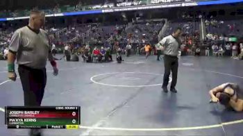 4A 113 lbs Cons. Round 3 - Joseph Baisley, Charlotte Catholic vs Ma`kya Kerns, Lumberton