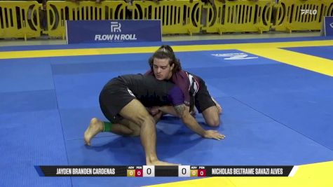 Nicholas Beltrame Savazi Alves vs Jayden Branden Cardenas 2025 Pan IBJJF Jiu-Jitsu No-Gi Championship