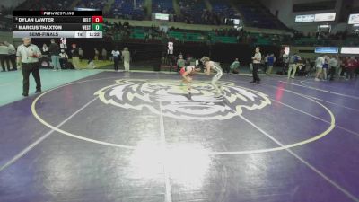 144 lbs Semifinal - Dylan Lawter, Belton-Honea Path vs Marcus Thaxton, West-Oak