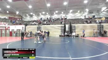 126-137 lbs Cons. Round 3 - Landon Foster, Steuben County WC vs George Seaburg, Rhyno WA
