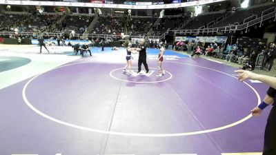 100 lbs Cons. Semi - Alianna Lyon, Mechanicville-Stillwater vs Olivia Anello, Bellport