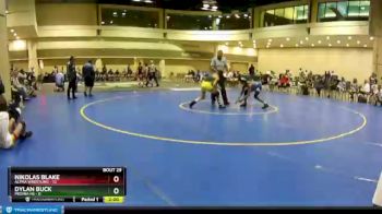 120 lbs Round 6 (10 Team) - Dylan Buck, Medina HS vs Nikolas Blake, Alpha Wrestling