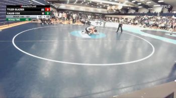 157 lbs Cons. Round 1 - Caleb Cox, Wheaton vs Tyler Glazier, Arcadia