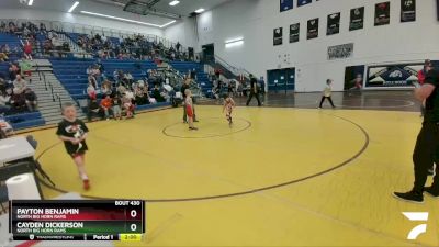 53-56 lbs Round 4 - Payton Benjamin, North Big Horn Rams vs Cayden Dickerson, North Big Horn Rams