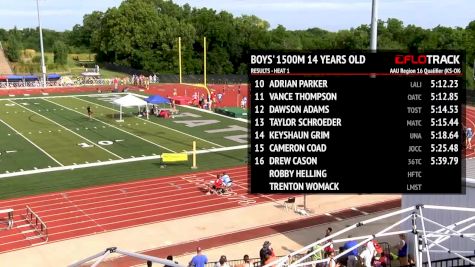 Girl's 1500, Final 1 - Age 15-16