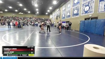 189 lbs Quarterfinal - Naomi Roby, Golden Valley vs Isabella Urias, Woodlake