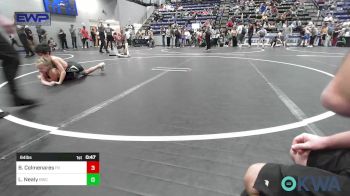 64 lbs Consi Of 4 - Benjamin Colmenares, Pauls Valley Panther Pinners vs Lorraine Nealy, Berryhill Wrestling Club