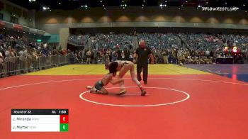 126 lbs Prelims - Jason Miranda, Poway A vs Justin Mutter, Staunton River