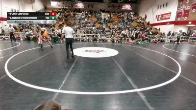 165 lbs Quarterfinal - Landon Fornstrom, Pinedale vs Flint Linford, Cokeville