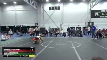 64 lbs Finals (2 Team) - Dominic Schuman, Mat Assassins vs Julian McCrimon, Warhawks Black
