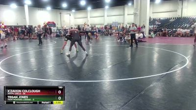 190 lbs Round 5 (10 Team) - X`zavion Colclough, Social Circle vs Tegan Jones, Team Montana Conrad