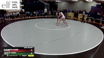 130 lbs. Cons. Round 7 - Elizabeth Hager, Lexington vs Kinnley Smith, Canton