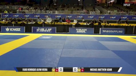 Michael Matthew Adam vs Fabio Henrique Alvim Vieira 2026 Pan Jiu Jitsu IBJJF Championship