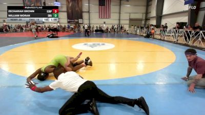 170 lbs Rr Rnd 2 - Zechariah Brown, Kempsville Wrestling Club vs William Moran, Diesel Wrestling Academy