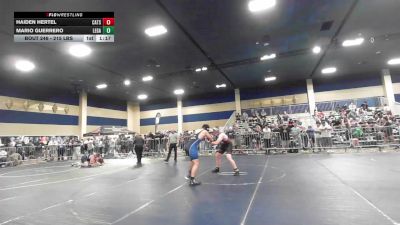 215 lbs Round Of 32 - Haiden Hertel, Cats WC vs Mario Guerrero, Legacy Elite