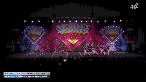 Rocket Cheer - High Rollers [2026 L1 Youth - Flex - D2 Day 1] 2026 Spirit Sports Myrtle Beach Nationals