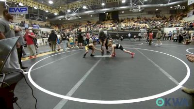 58 lbs Consi Of 8 #2 - Creed Williams, Team Nomad vs Leland Riley, Midwest City Bombers Youth Wrestling Club