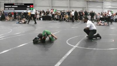 64 lbs Round 1 (6 Team) - Timothy Adkins, Shamrock WC vs Abel McRee, Contenders WA Green