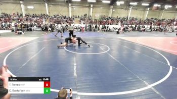 123 lbs Consolation - Taylor Torres, Misfits vs Caleb Gustafson, New Mexico Outlaws
