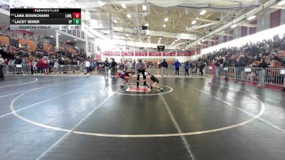 100 lbs Quarterfinal - Lana Bounchanh, Lowell vs Lacey Miner, King Philip