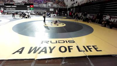 120 lbs Round Of 16 - Henry Jones, Benedictine Prep vs Leo DeLuca, Blair Academy