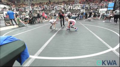 64 lbs Consolation - Ashton Edie, Mustang Bronco Wrestling Club vs Mitchell Little, Standfast