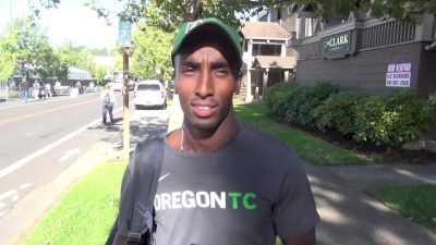 Harun Abda after advancing to Olympic Trials 800m semis